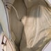 RARE MICHAEL KORS Duffle Handbag Leather Ivory Satchel Silver Stud Medium