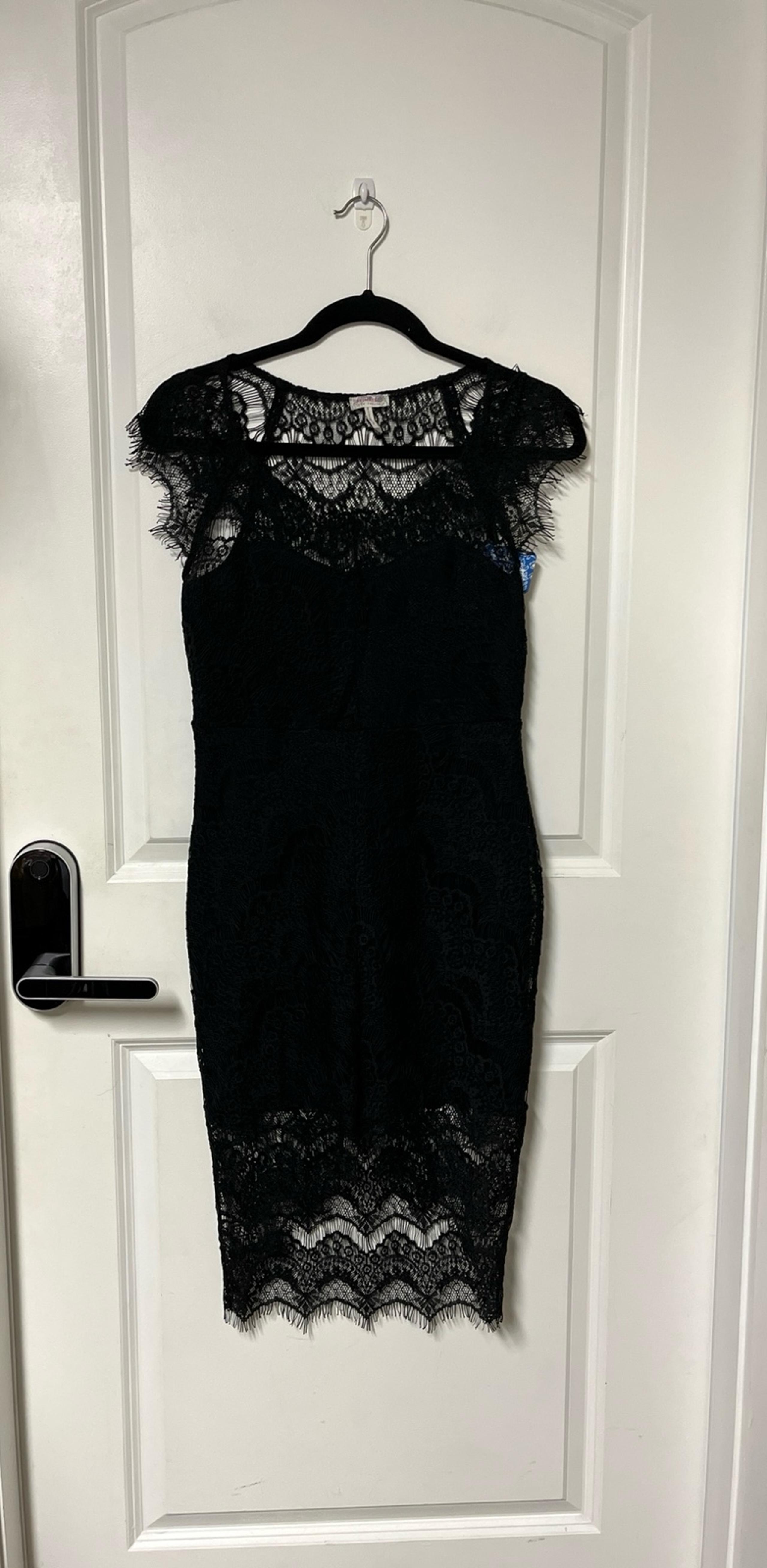 Free People intimately black slip dress