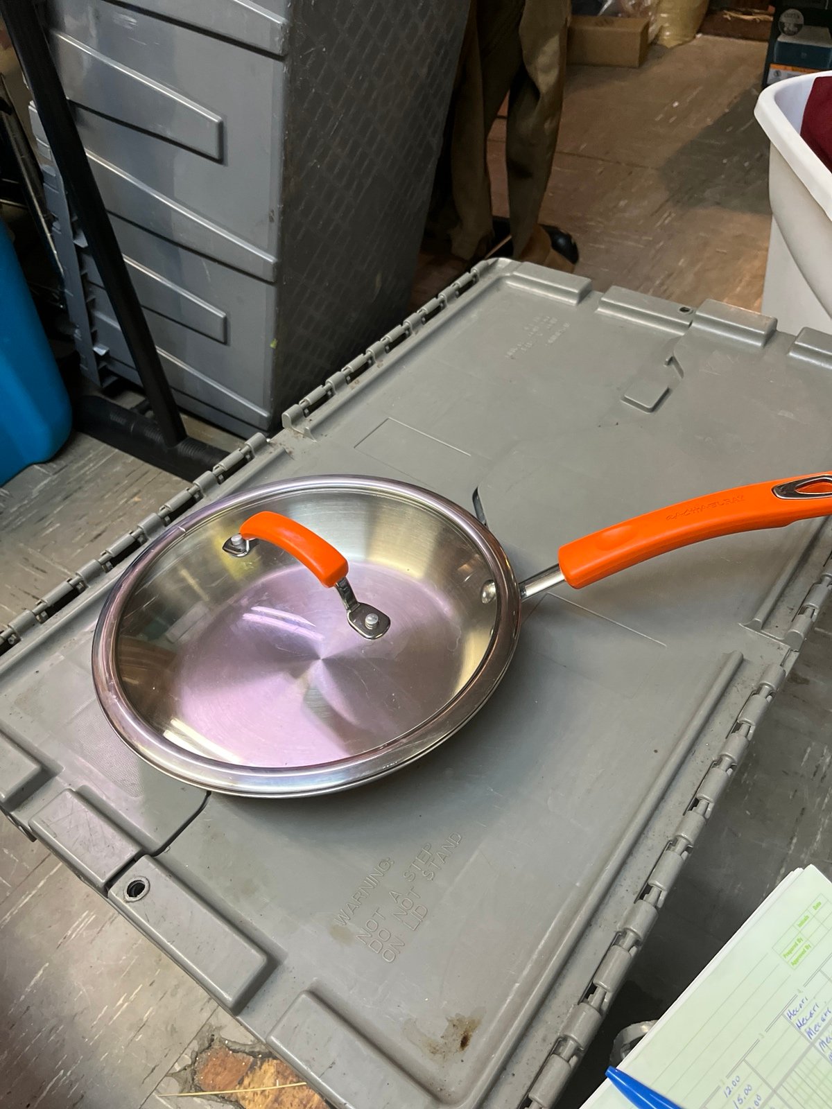 Rachel Ray 14cup Frying Pan with Lid