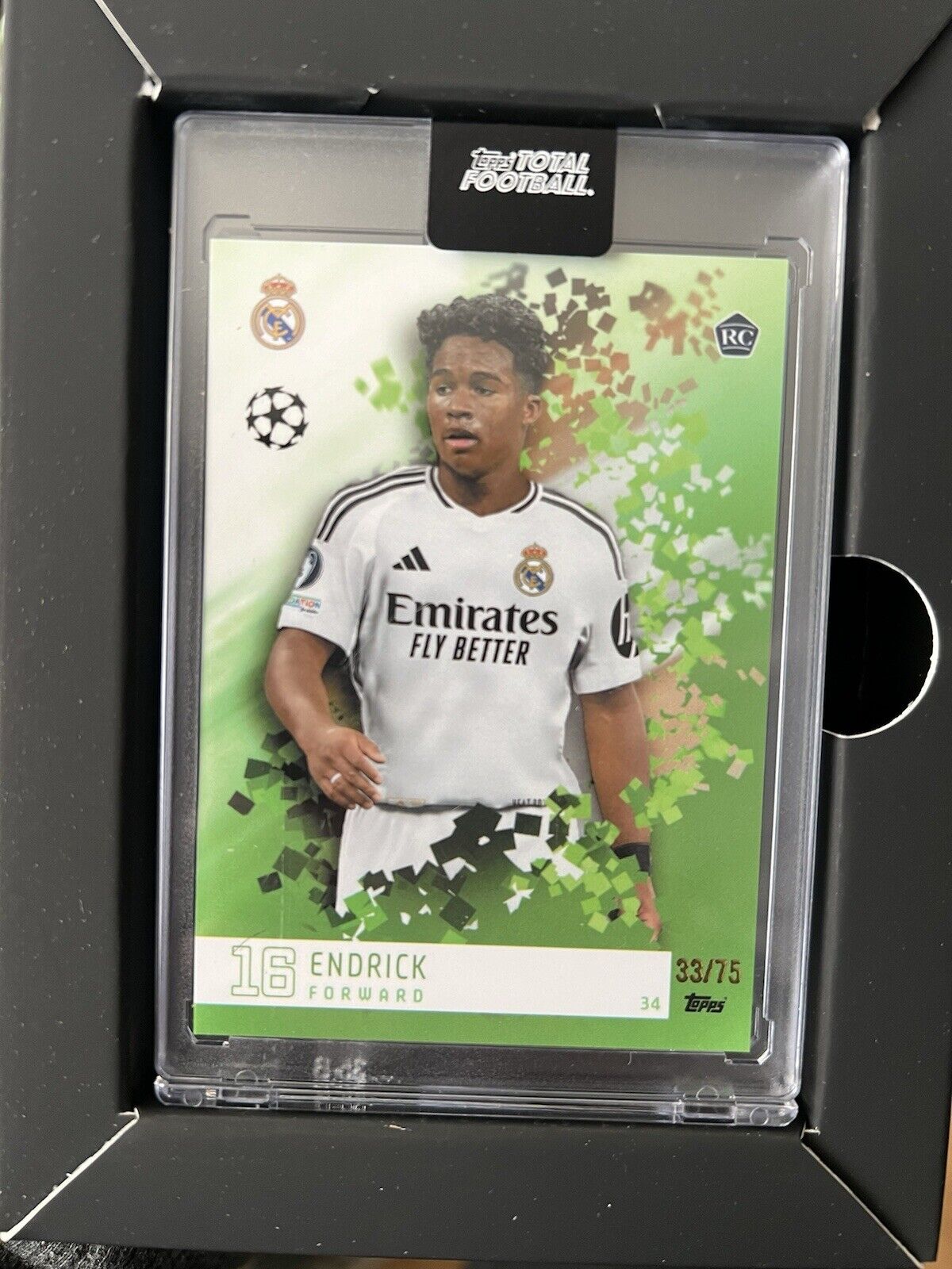 ENDRICK Topps Total Football 2024/25 24/25 Real Madrid Rookie RC Parallel /75