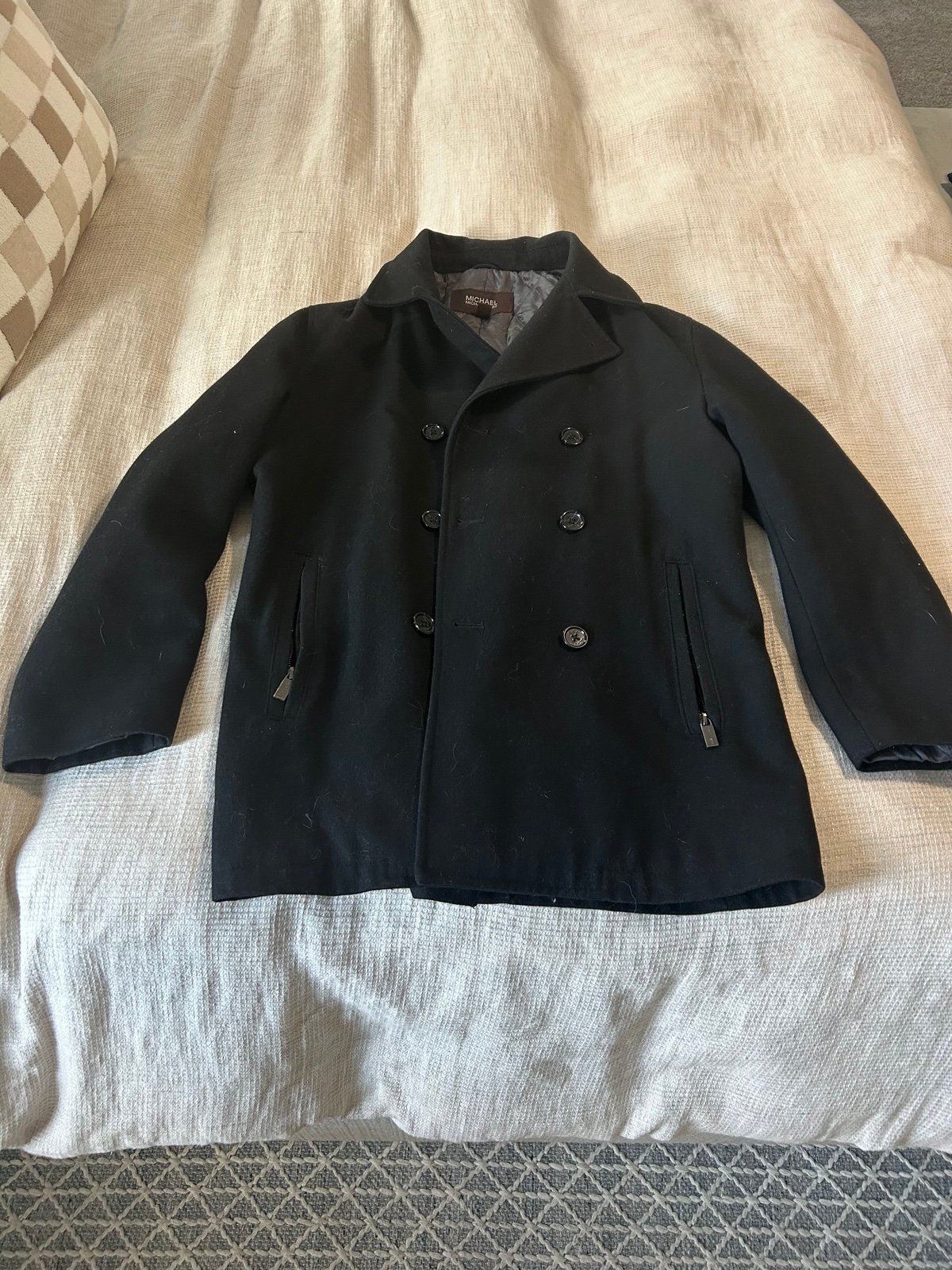 Men’s Black Michael Kors Peacoat