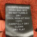 Garnet Clothiers Men Orange Rust merino Wool Quarter Zip Sweater Sueded Medium