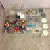 4 pounds of random mixed beads starter material,wires,hoops,charms bundle lot