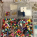 4 pounds of random mixed beads starter material,wires,hoops,charms bundle lot