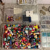 4 pounds of random mixed beads starter material,wires,hoops,charms bundle lot