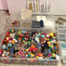 4 pounds of random mixed beads starter material,wires,hoops,charms bundle lot
