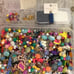 4 pounds of random mixed beads starter material,wires,hoops,charms bundle lot