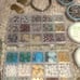 4 pounds of random mixed beads starter material,wires,hoops,charms bundle lot