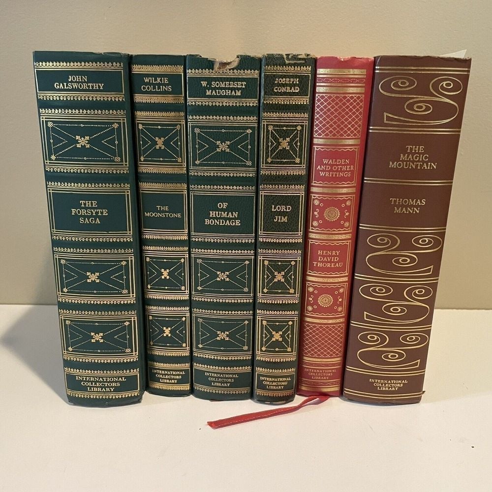 Lot of 6 International Collectors Library Books, Of Human Bondage Moonstone +