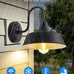 2 Pack Farmhouse Outdoor Gooseneck Barn Light Sconce Fixture