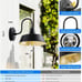 2 Pack Farmhouse Outdoor Gooseneck Barn Light Sconce Fixture