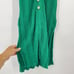 FP Beach | Green Riding Waves Sweater Knit Midi Dress Cover Up S