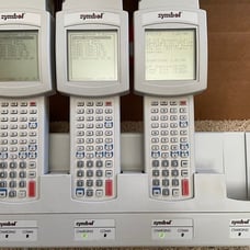 3 Symbol PDT 3500 Computer Barcode Scanners Data Terminal w/ 4 Charging Docks