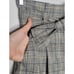 Veronica Beard Baga Check Wool Blend High Rise Paperbag Shorts NEW