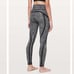 Lululemon Sleek and Strong Tight 28 - Diffuse Starlight Black / Black - Size 6