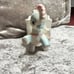 VTG 60s Ceramic Nursery Planter Pastel Pony Chariot