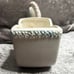 VTG 60s Ceramic Nursery Planter Pastel Pony Chariot