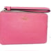 Coach Beautiful Dollish Barbie Pink Genuine Leather Corner Zip Wristlet EUC