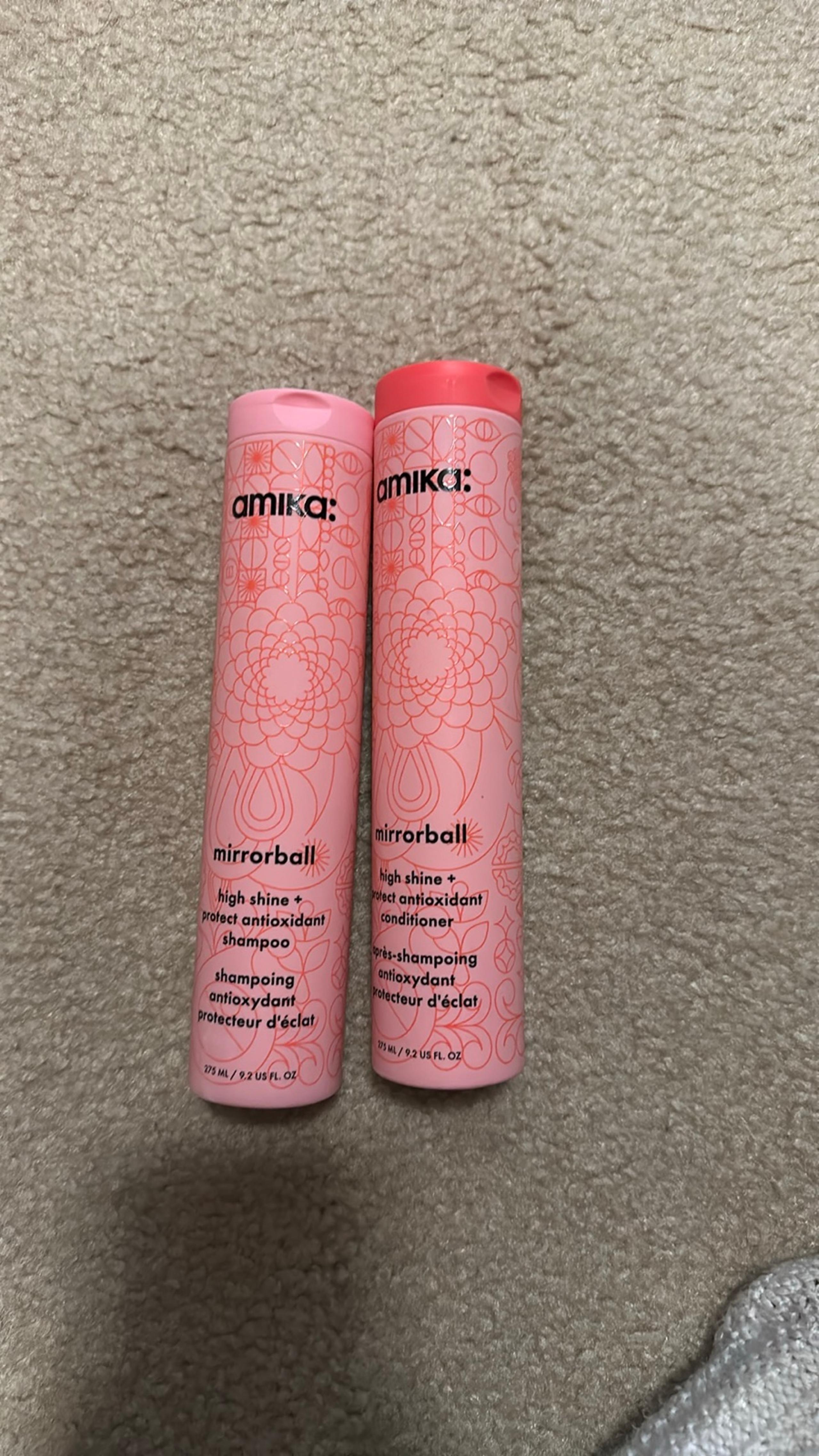 Amika Mirrorball Shampoo and conditioner