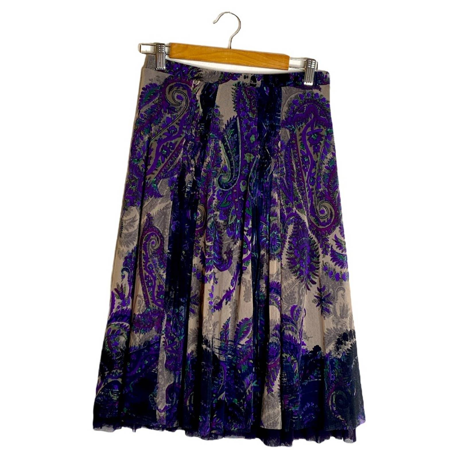 Fuzzi Printed Mesh Skirt Size Large