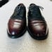 Allen Edmonds 2 Tone Burgundy /Black Oxfords Shoes Size 9