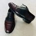 Allen Edmonds 2 Tone Burgundy /Black Oxfords Shoes Size 9