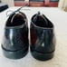 Allen Edmonds 2 Tone Burgundy /Black Oxfords Shoes Size 9