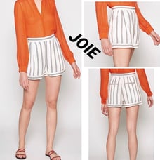 Joie Carvel Shorts summer style high waist