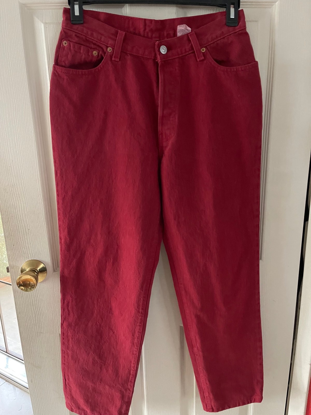 Levi’s 501 high waist taper leg women’s size 13M fit 30x28 USA made vintage