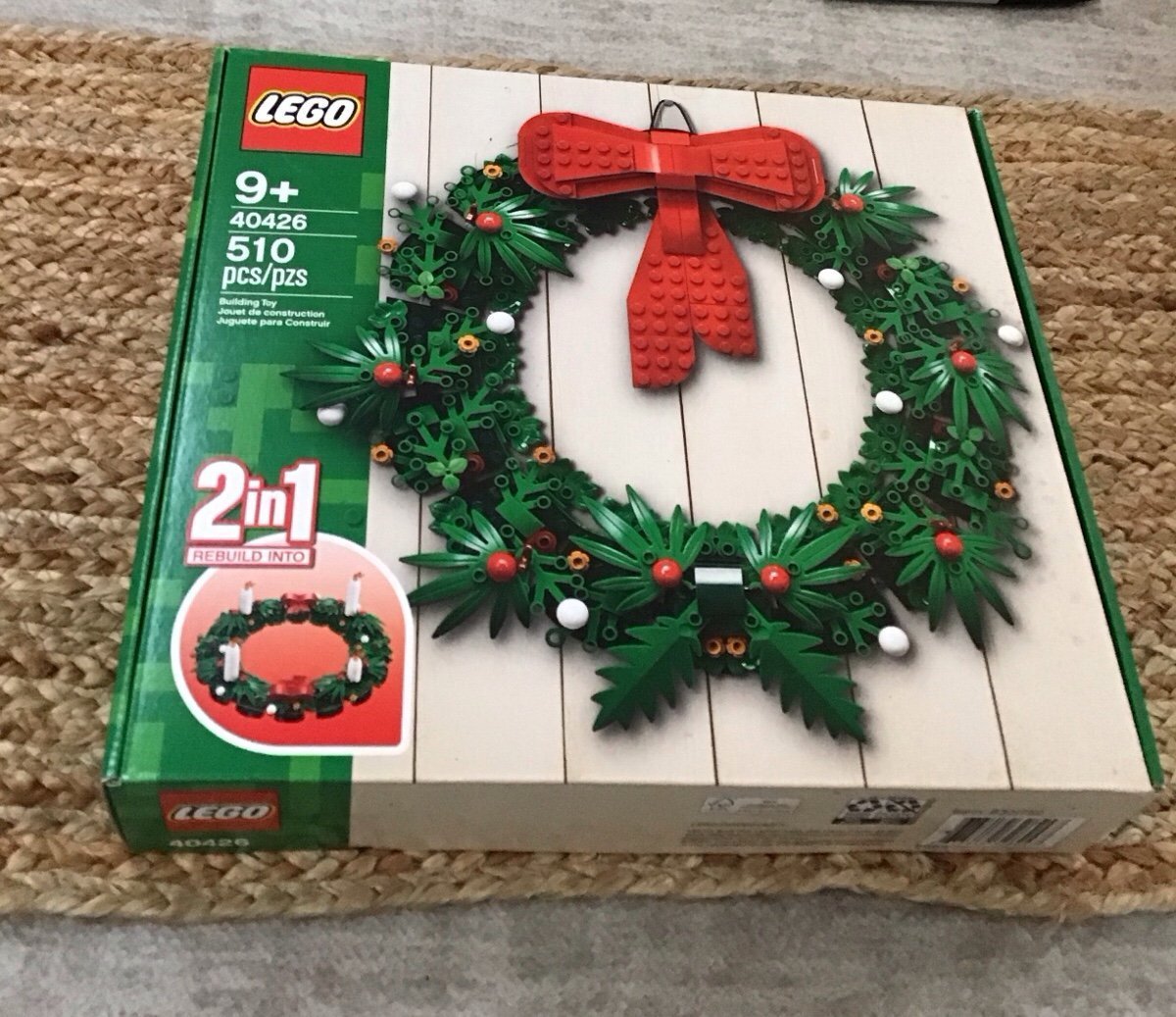 Christmas Wreath lego set from 2020