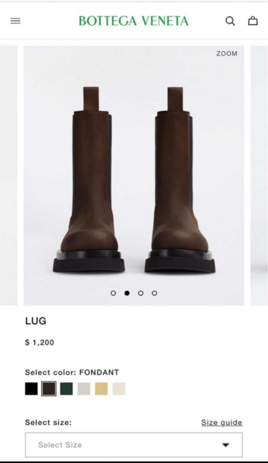 NEW BOTTEGA VENETA LUG BOOTS