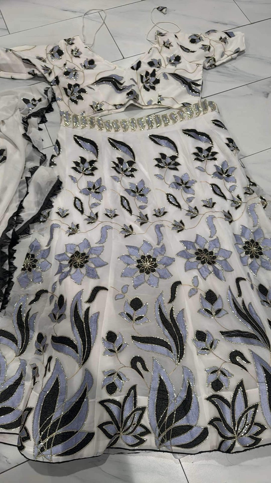 Plus size 48-50 georgette lehenga choli