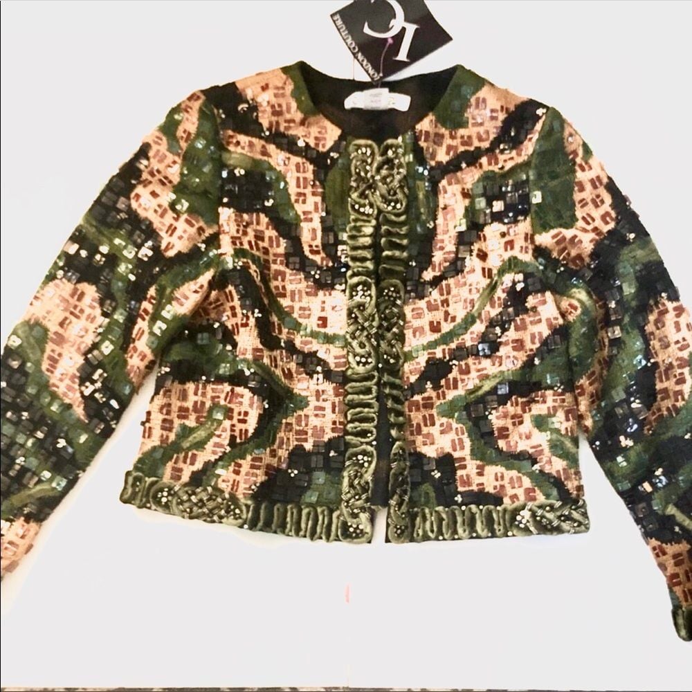 Vintage Oscar de la renta bolero dress coat