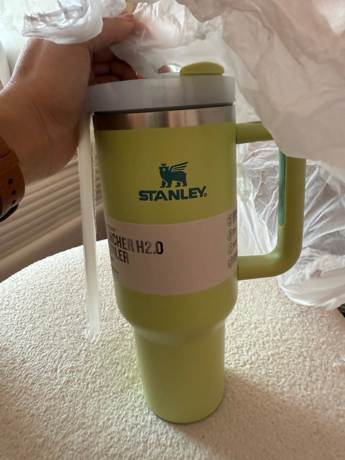 Stanley Quencher H2.0 Tumbler with Handle and Straw 40 oz