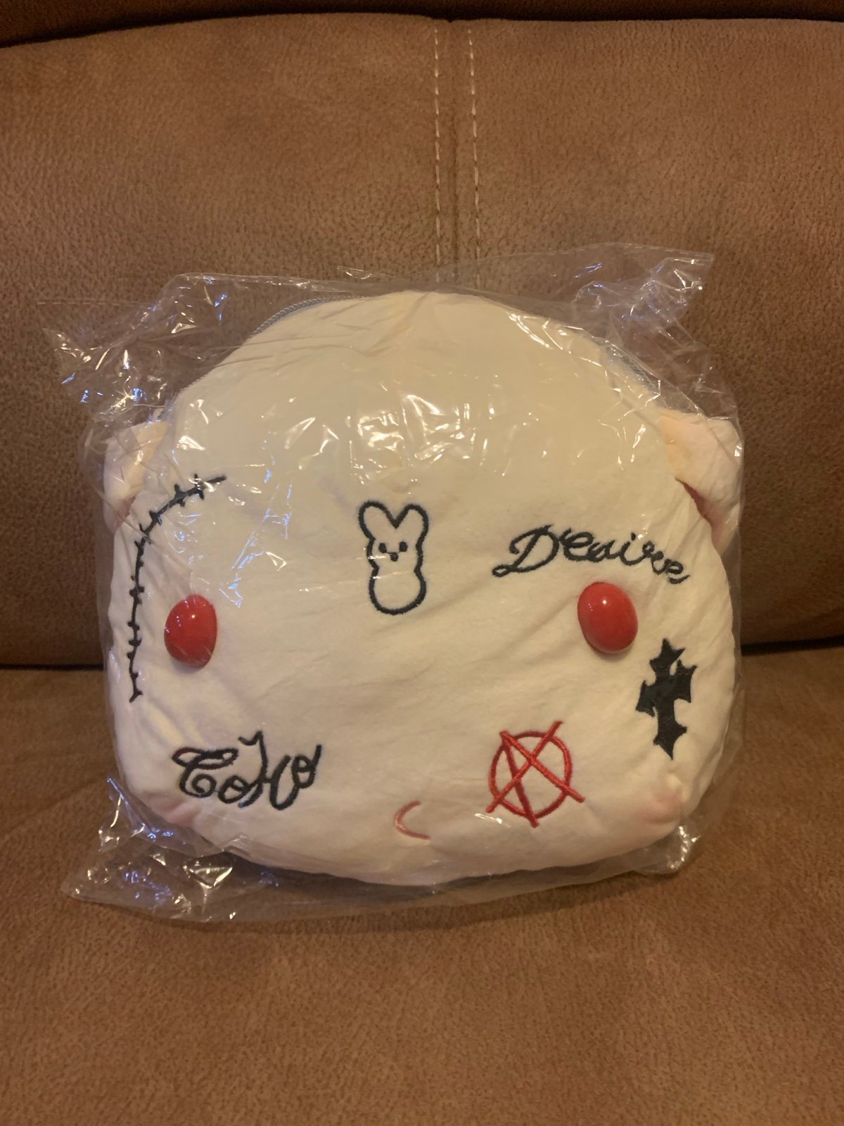 Lil Peep Gustav collectors satchel plush bag stitched in RARE