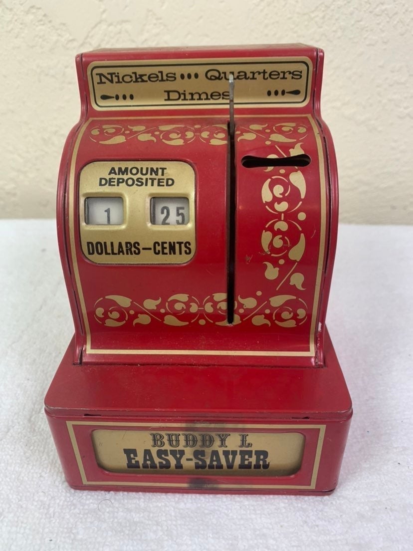 Buddy L Easy Saver Coin Register Bank: VINTAGE 1976 Made In JAPAN