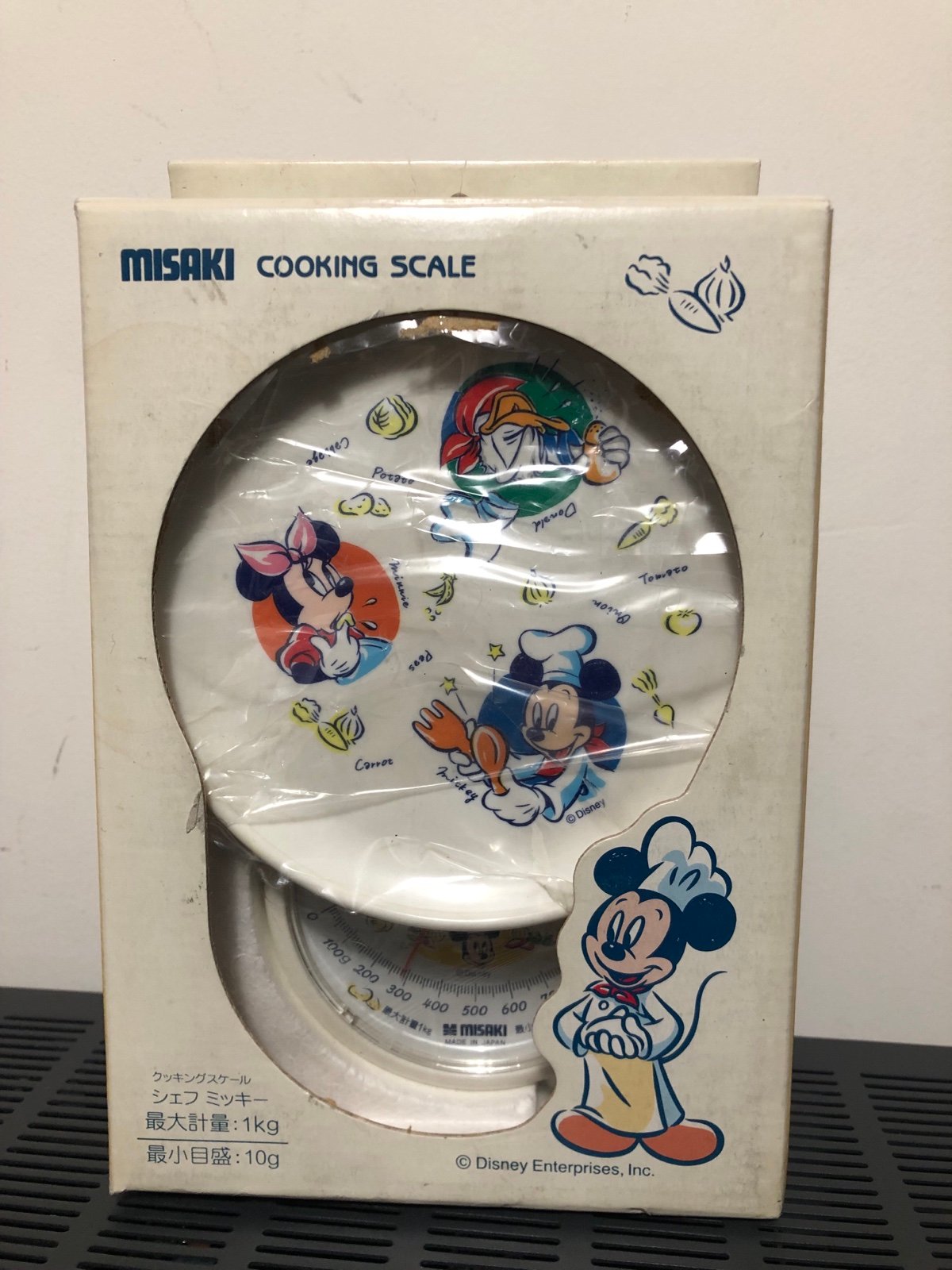 Vintage Misaki Enterprises Disney Cooking Scale Mickey Mouse Japan New Rare