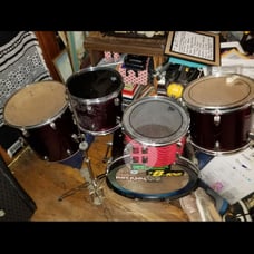 Selling used drum set