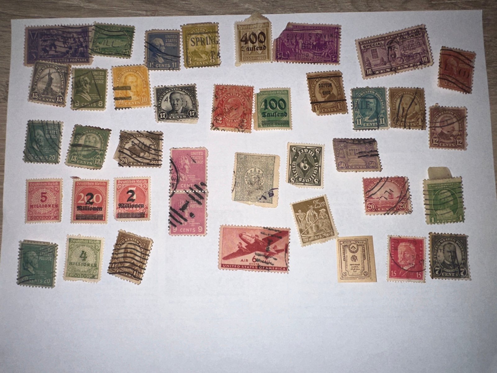 Rare vintage stamps collection
