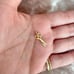 14K Gold Scissors Pendant