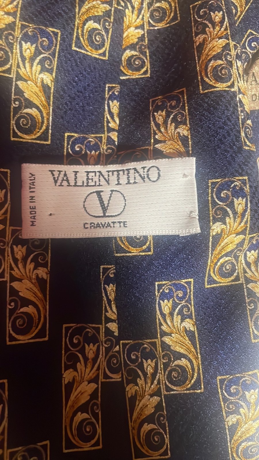 Authentic Valentino Men Tie