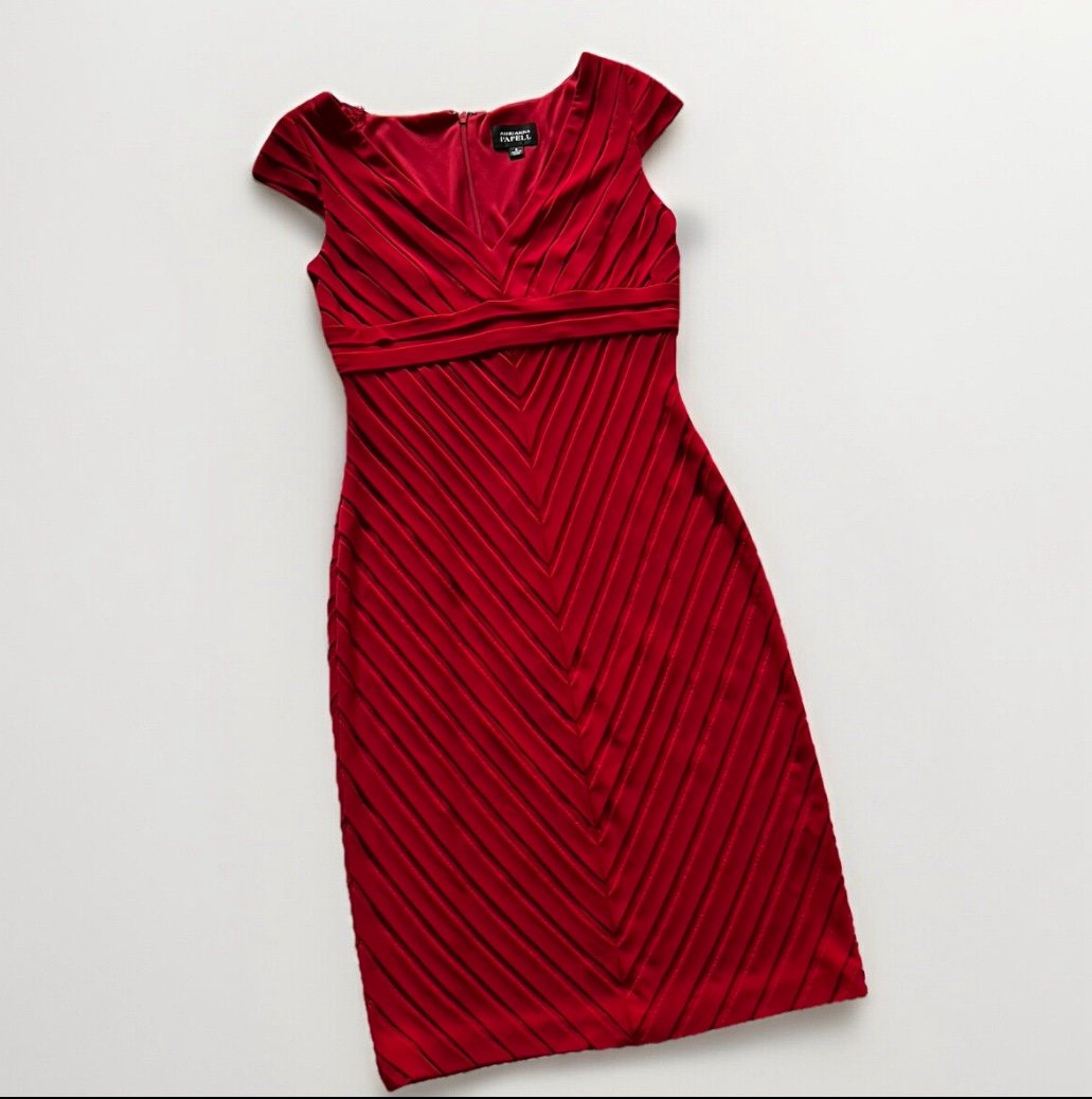 Red Cocktail Dress Size 8