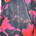Runaway The Label Karma Midi Dress Flame Black Red Orange Tropical Size Small