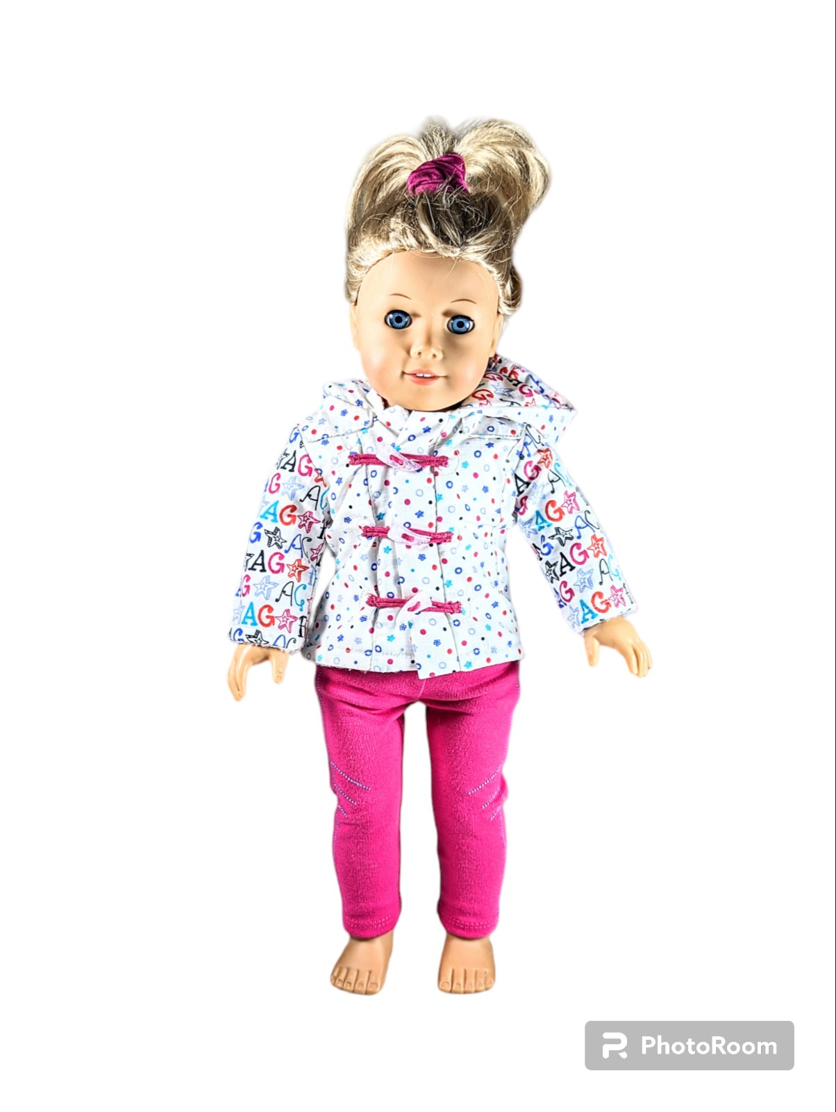 American Girl Doll Lanie Holland Retired Blonde 18 in With Clothes 2014