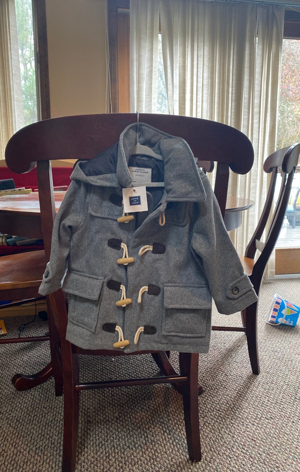 Janie and jack jacket new 12-18 m
