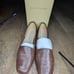 Vintage Enzo Angiolini Liberty ladies flats in brown size 9