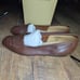 Vintage Enzo Angiolini Liberty ladies flats in brown size 9