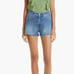 VERONICA BEARD Bea Space Dye Ruffle Cotton T-Shirt NWOT Size Large
