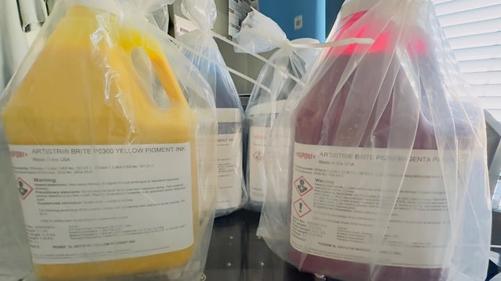 1 liter DuPont DTG ink set of 5 $500