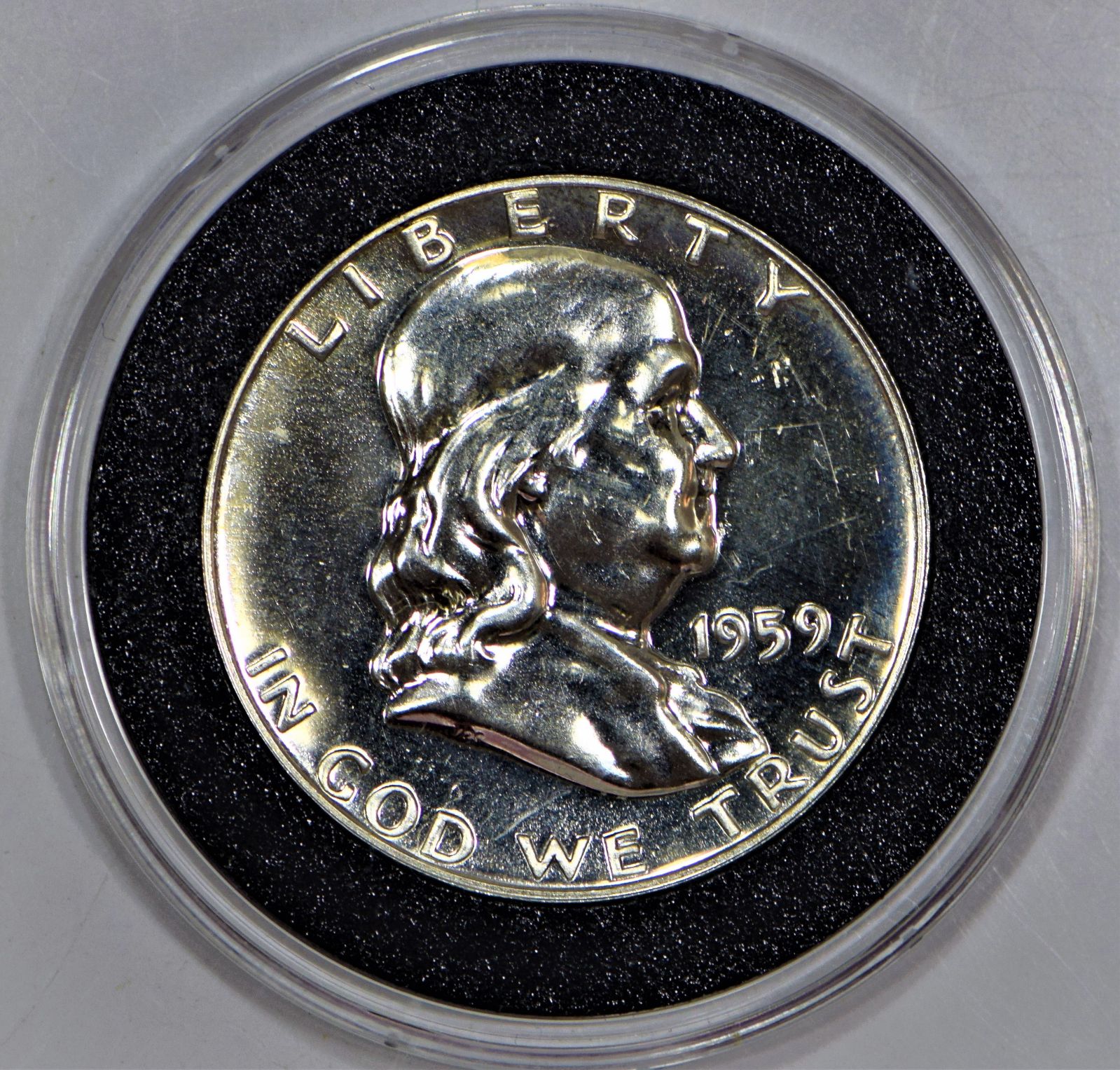 1959 Proof Franklin Silver Half Dollar